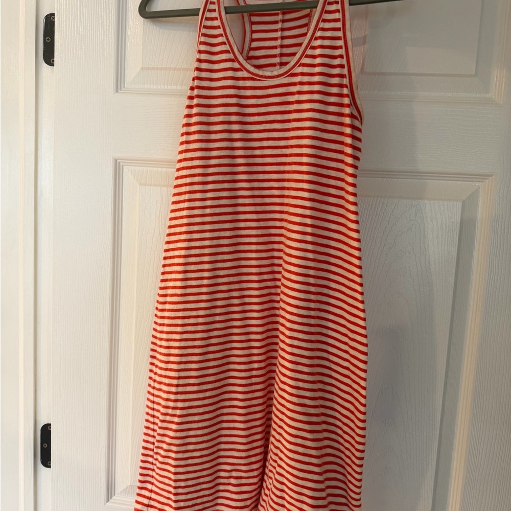 J crew racer back tank dress